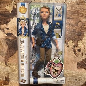 Ever After High Alistair Wonderland Doll - Blue Jacket and Brown Pants